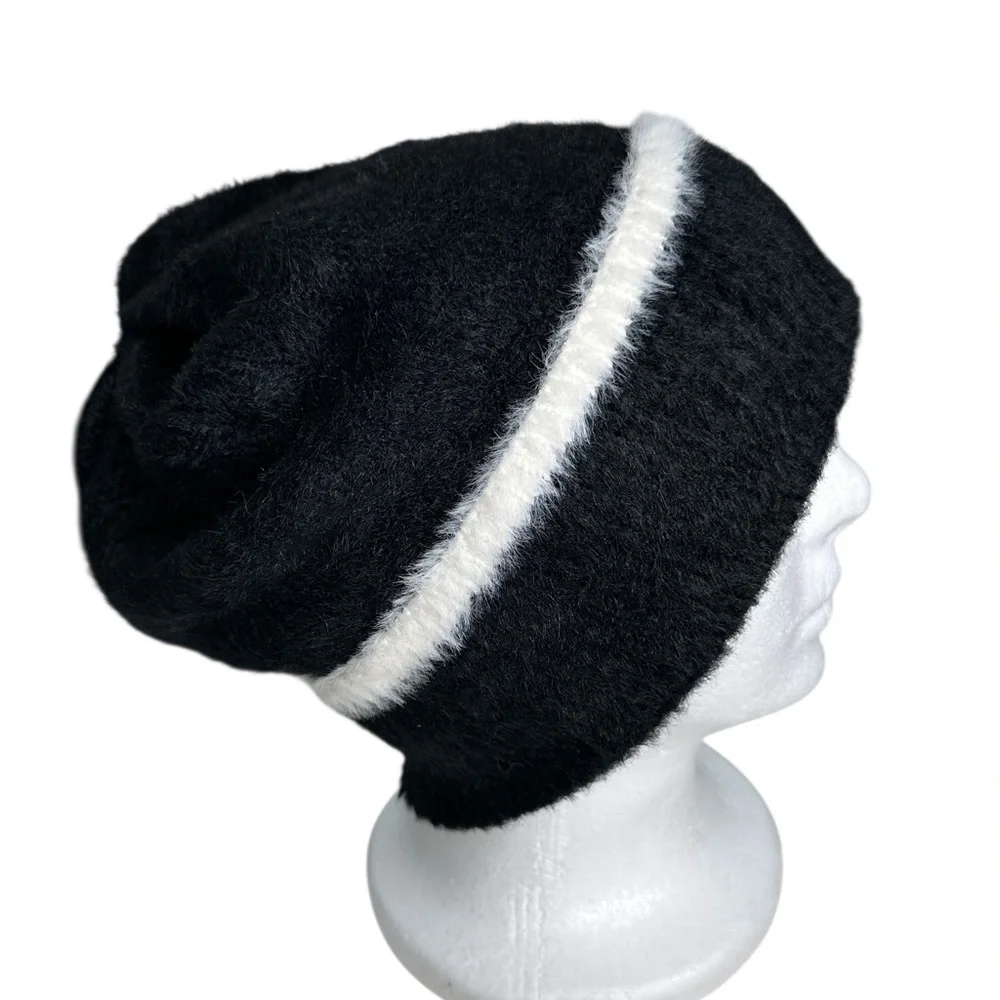 BCBGeneration Hat Beanie Single Stripe Cuff Cottagecore Classic Cozy Outdoor
